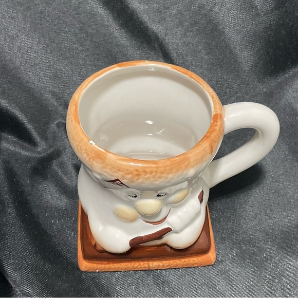 HERSHEY’S Hot Chocolate Marshmallow Mug Vintage 1990 Chipped Paint GR8 4 Planter - Picture 7 of 9